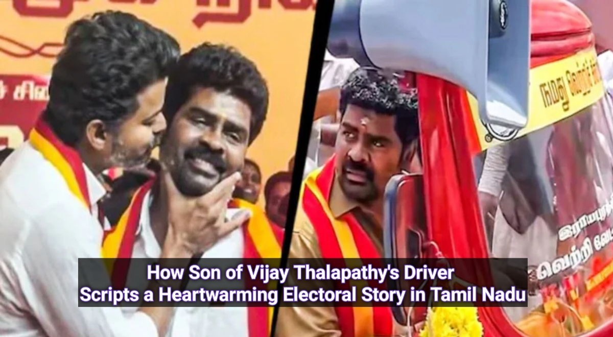 How Son of Vijay Thalapathy’s Driver Scripts a Heartwarming Electoral Story in Tamil Nadu