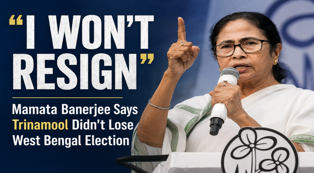 “I Won't Resign”: Mamata Banerjee Says Trinamool Didn't Lose West Bengal Election
